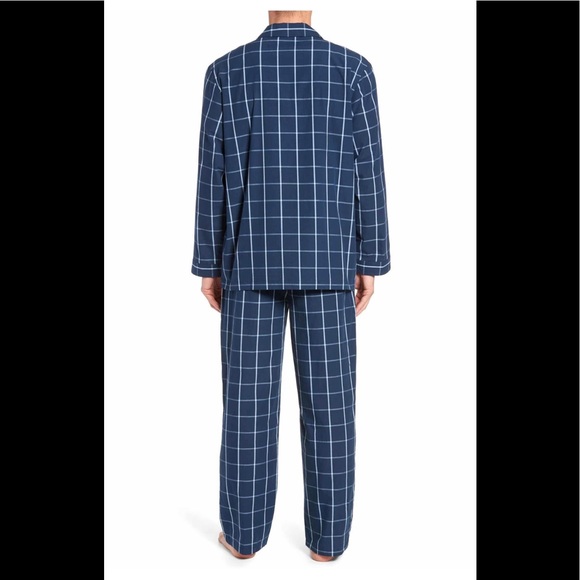 NORDSTROM’S MEN’S SHOP POPLIN PJ SET, SIZE XL, NWT - Picture 2 of 7